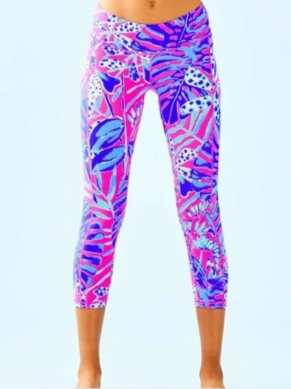 Lilly Pulitzer Luxletic weekender midi leggings, size large
